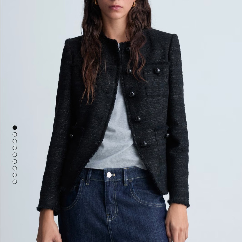Brand new never worn mango tweed jacket